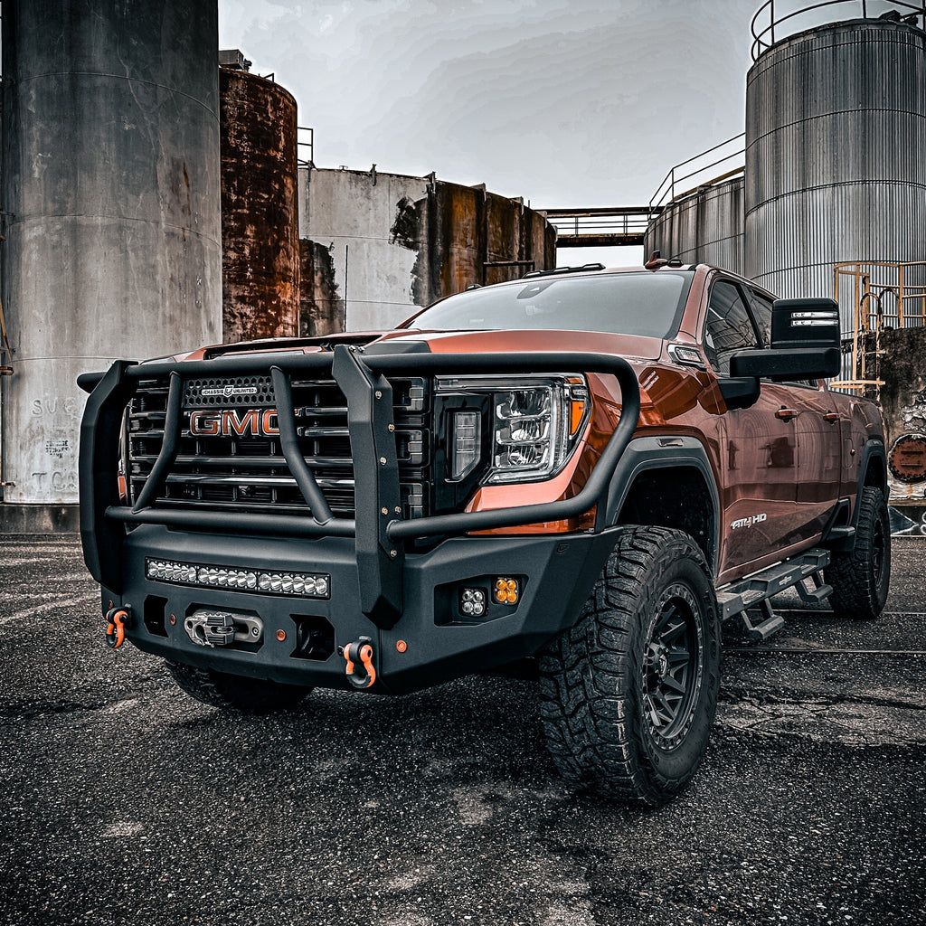Dominate the Trails: The Ultimate Winch Grille Guard for 2020–2022 GMC Sierra 2500/3500