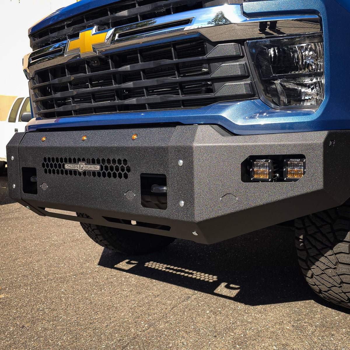 2024 Chevy Silverado 2500/3500 Fuel Series Front Bumper by Chassis Unlimited Inc. 