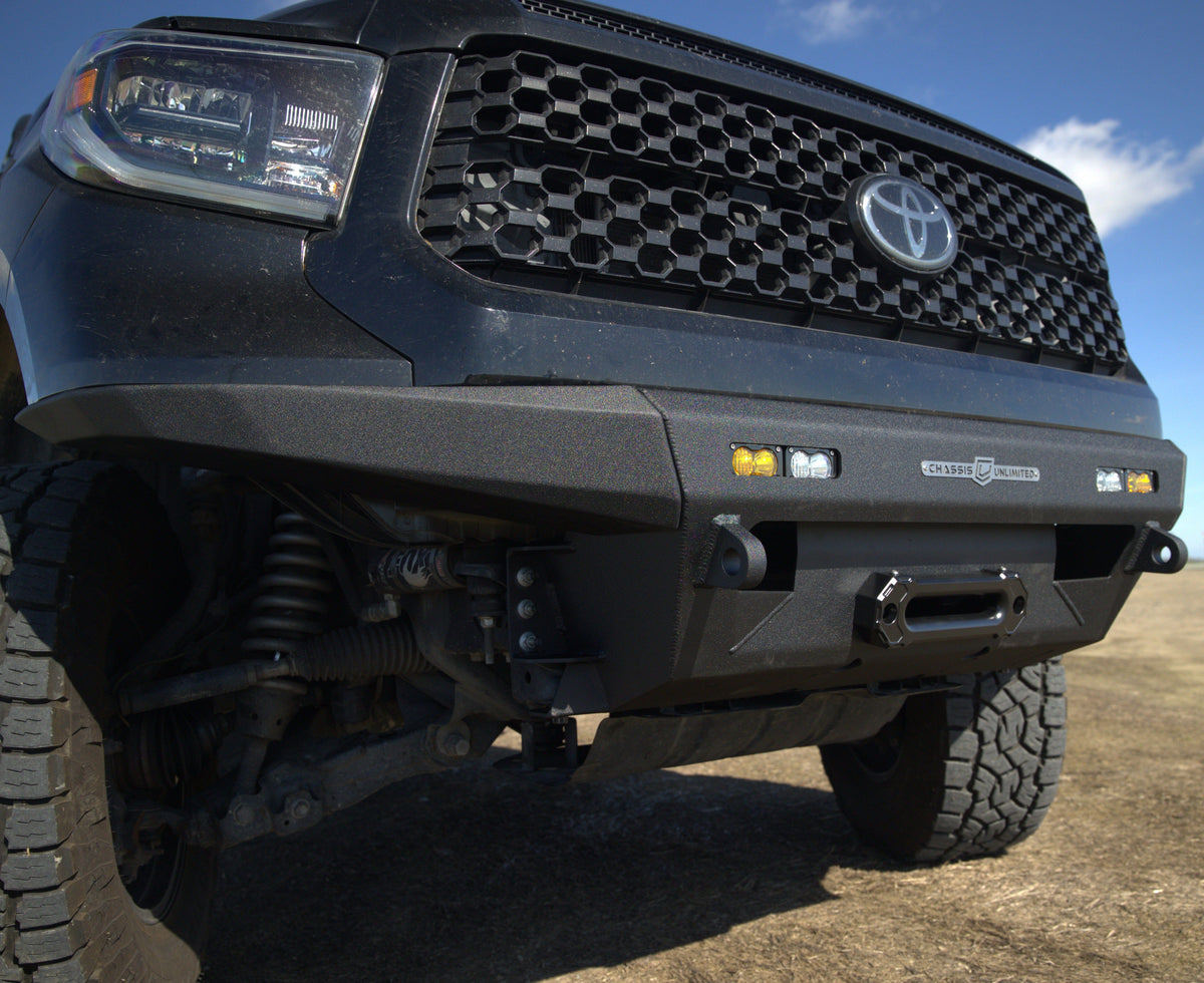 2014-2021 TOYOTA TUNDRA RTS FRONT WINCH BUMPER Chassis Unlimited Inc. 