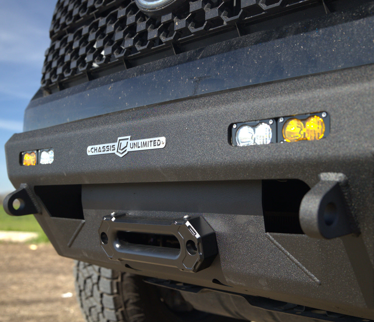 2014-2021 TOYOTA TUNDRA RTS FRONT WINCH BUMPER Chassis Unlimited Inc. 