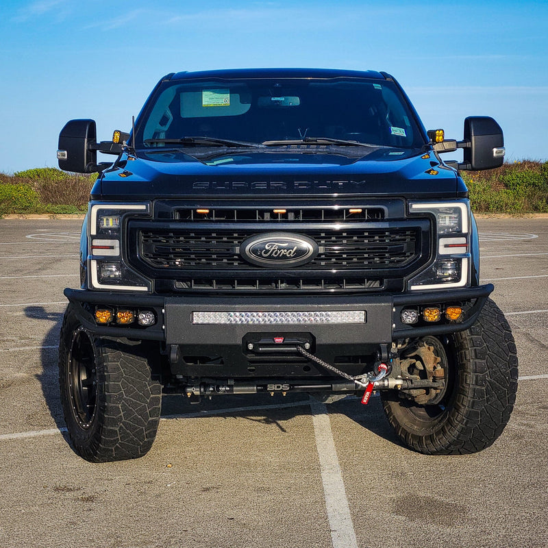 2017-2022 FORD SUPERDUTY F250/F350 DIABLO FRONT WINCH BUMPER Chassis Unlimited Inc. 