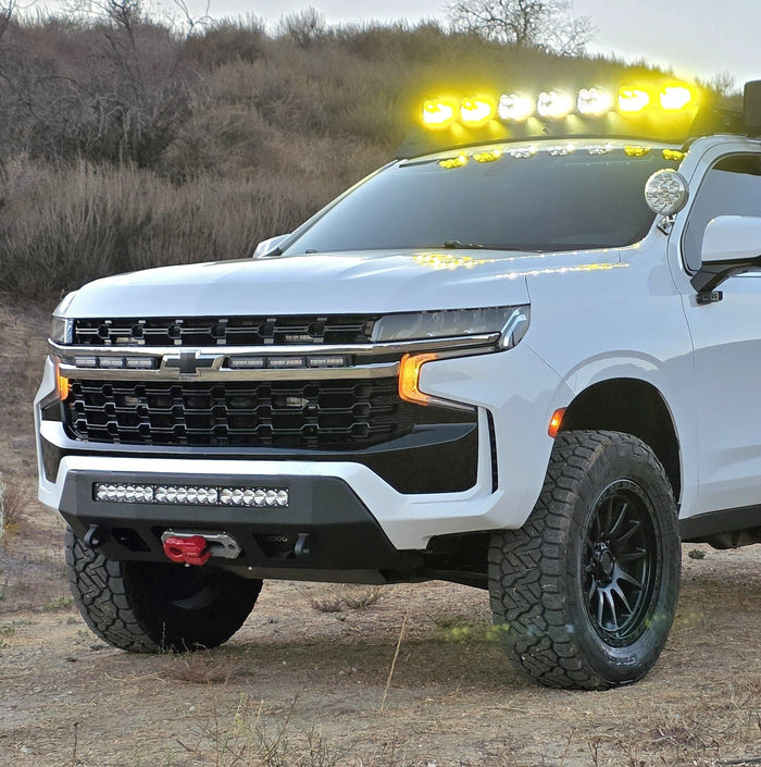 2021-2024 CHEVY TAHOE Z71 PROLITE FRONT WINCH BUMPER Chassis Unlimited Inc. 