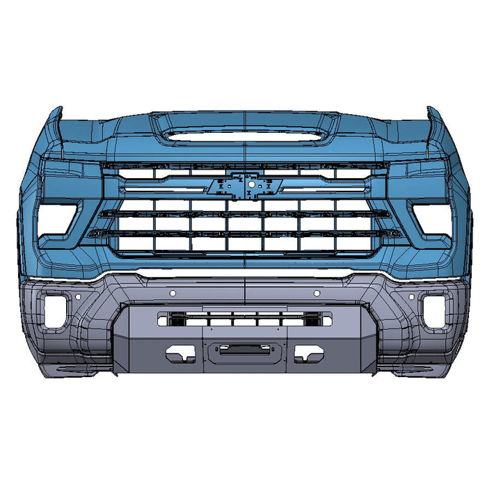 2024+ CHEVY SILVERADO 2500/3500 PROLITE FRONT BUMPER Chassis Unlimited Inc. 