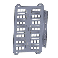 Universal Overland Accessory Mount - FITS SWING OUT BUMPERS Chassis Unlimited Inc. 