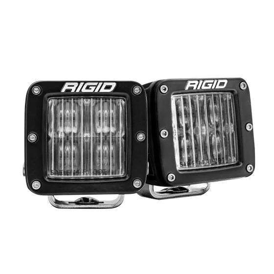 Rigid D-Series PRO DOT/SAE Fog White Pair Chassis Unlimited Inc. 