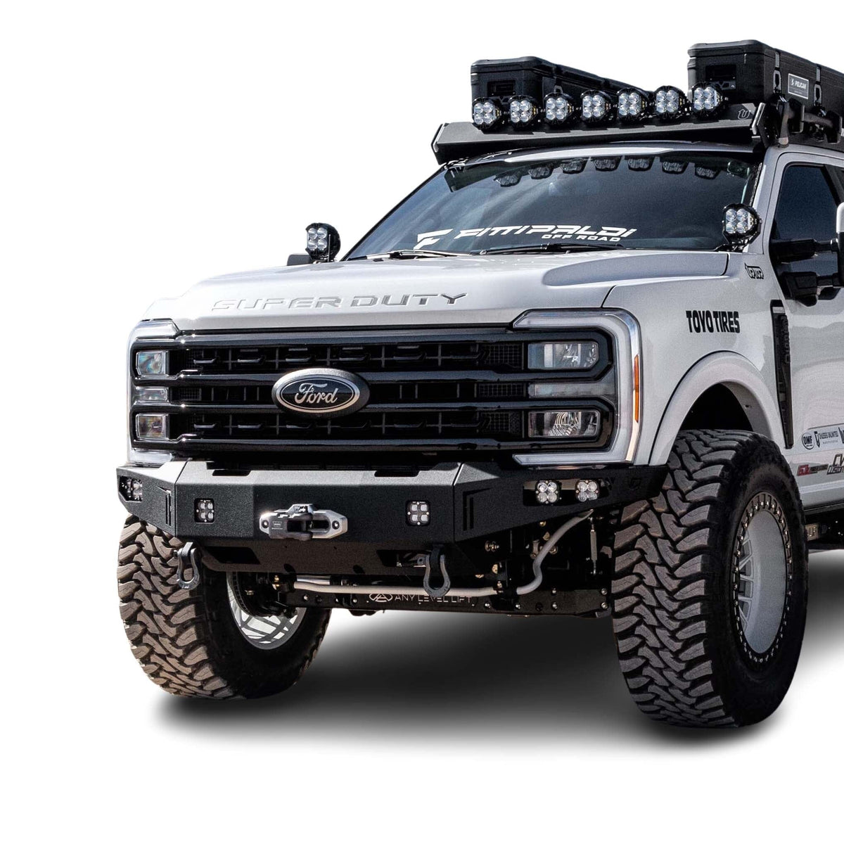 2023+ FORD SUPERDUTY F250/F350 OCTANE SERIES FRONT WINCH BUMPER Chassis Unlimited Inc. 