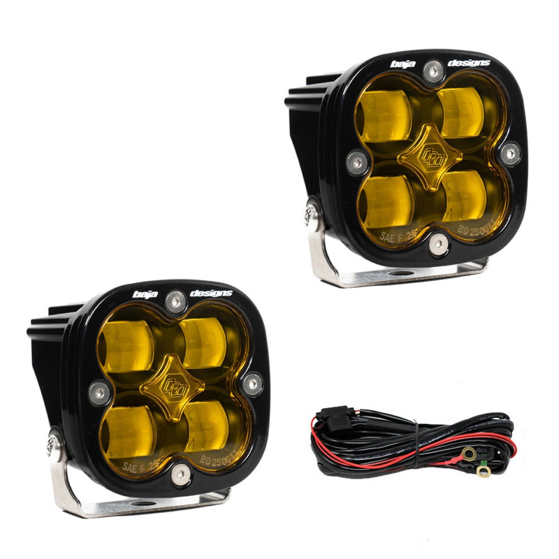 Baja Designs Squadron SAE LED Auxiliary Light Pod Pair - Amber Chassis Unlimited Inc. 