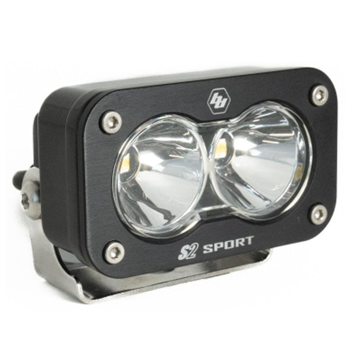Baja Designs S2 Sport Black LED Auxiliary Light Pod - Universal - Clear Chassis Unlimited Inc. Spot 