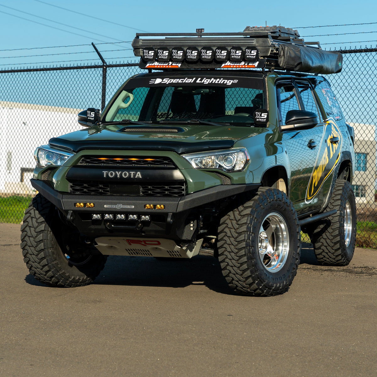 2014-2024 TOYOTA 4RUNNER RTS FRONT WINCH BUMPER Chassis Unlimited Inc. 