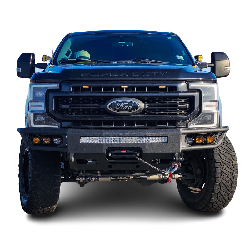2017-2022 FORD SUPERDUTY F250/F350 DIABLO FRONT WINCH BUMPER Chassis Unlimited Inc. 