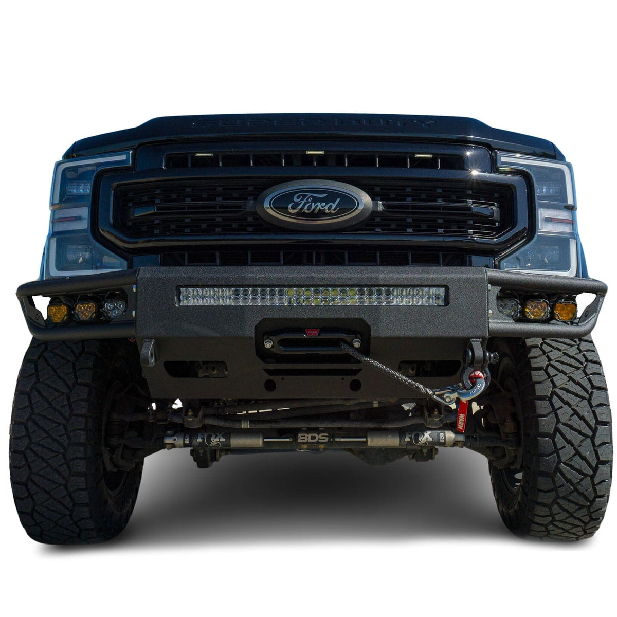 2017-2022 FORD SUPERDUTY F250/F350 DIABLO FRONT WINCH BUMPER Chassis Unlimited Inc. 