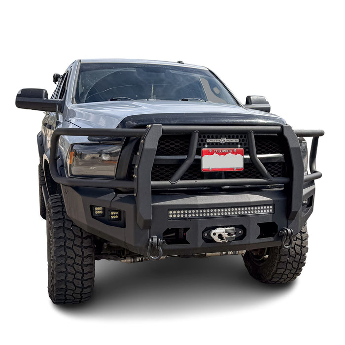 2010-2018 RAM 2500/3500 ATTITUDE FRONT WINCH BUMPER W/ GUARD Chassis Unlimited Inc. 