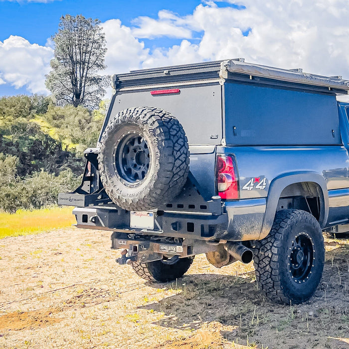 1999-2007 CHEVY/GMC 1500/2500/3500 OCTANE DUAL SWING OUT REAR BUMPER Chassis Unlimited Inc. 