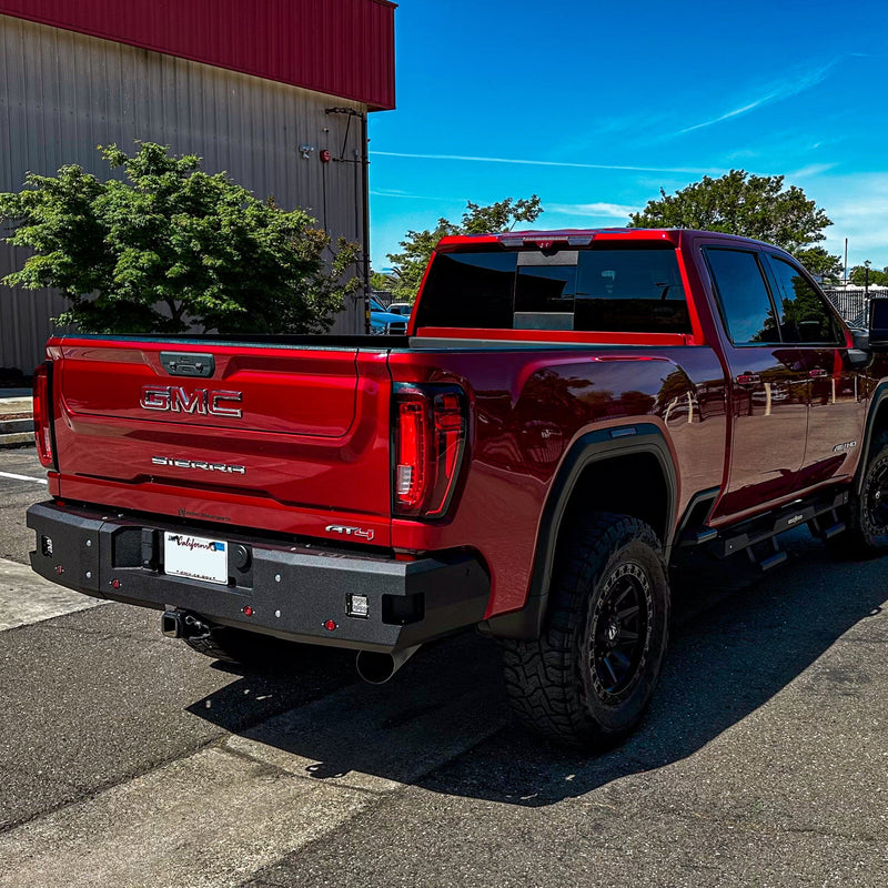 2020-2023 GMC SIERRA 2500/3500 FUEL SERIES REAR BUMPER Chassis Unlimited Inc. 