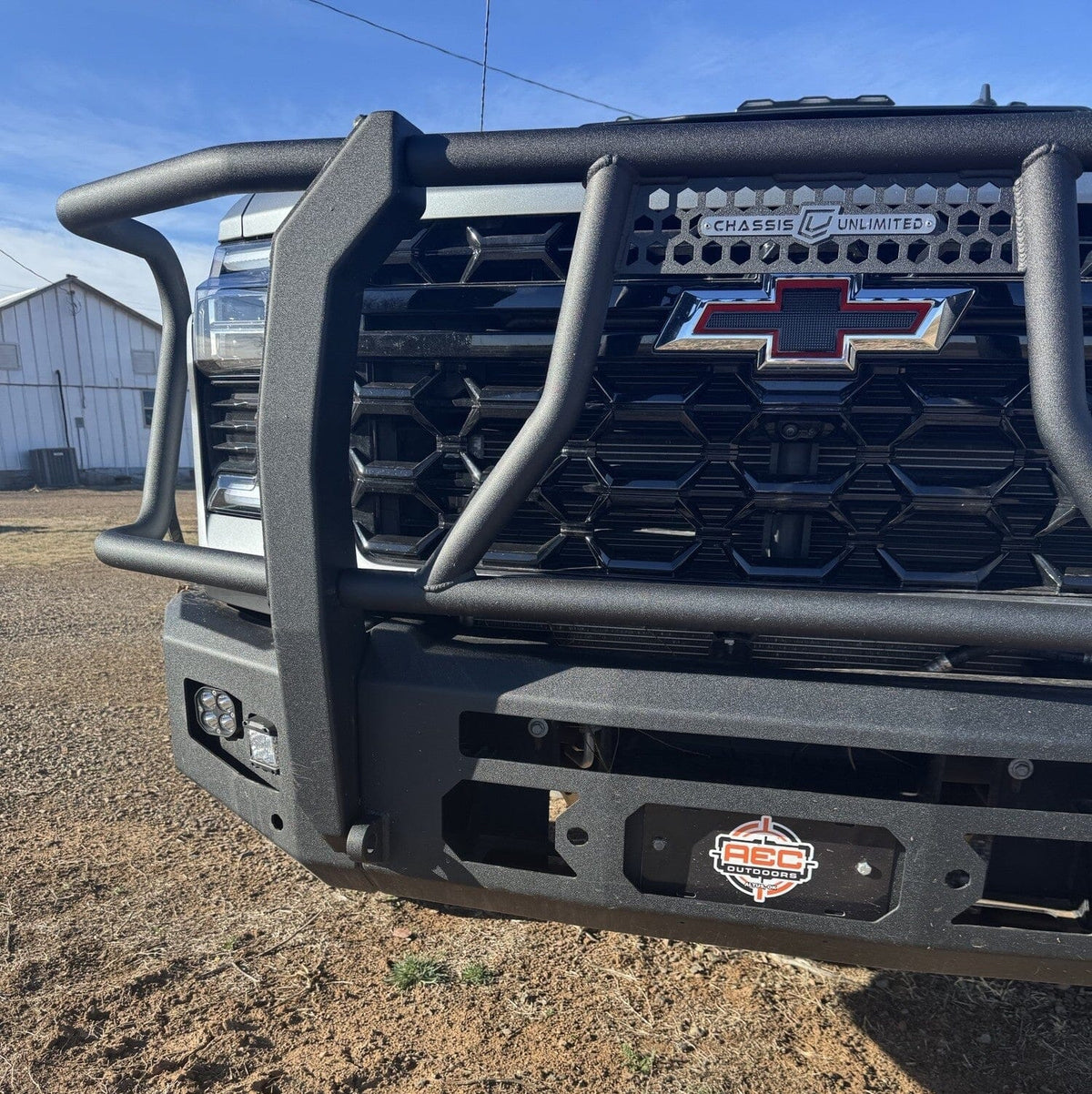 2024+ CHEVY SILVERADO 2500/3500 ATTITUDE FRONT WINCH BUMPER W/ GUARD Chassis Unlimited Inc. 