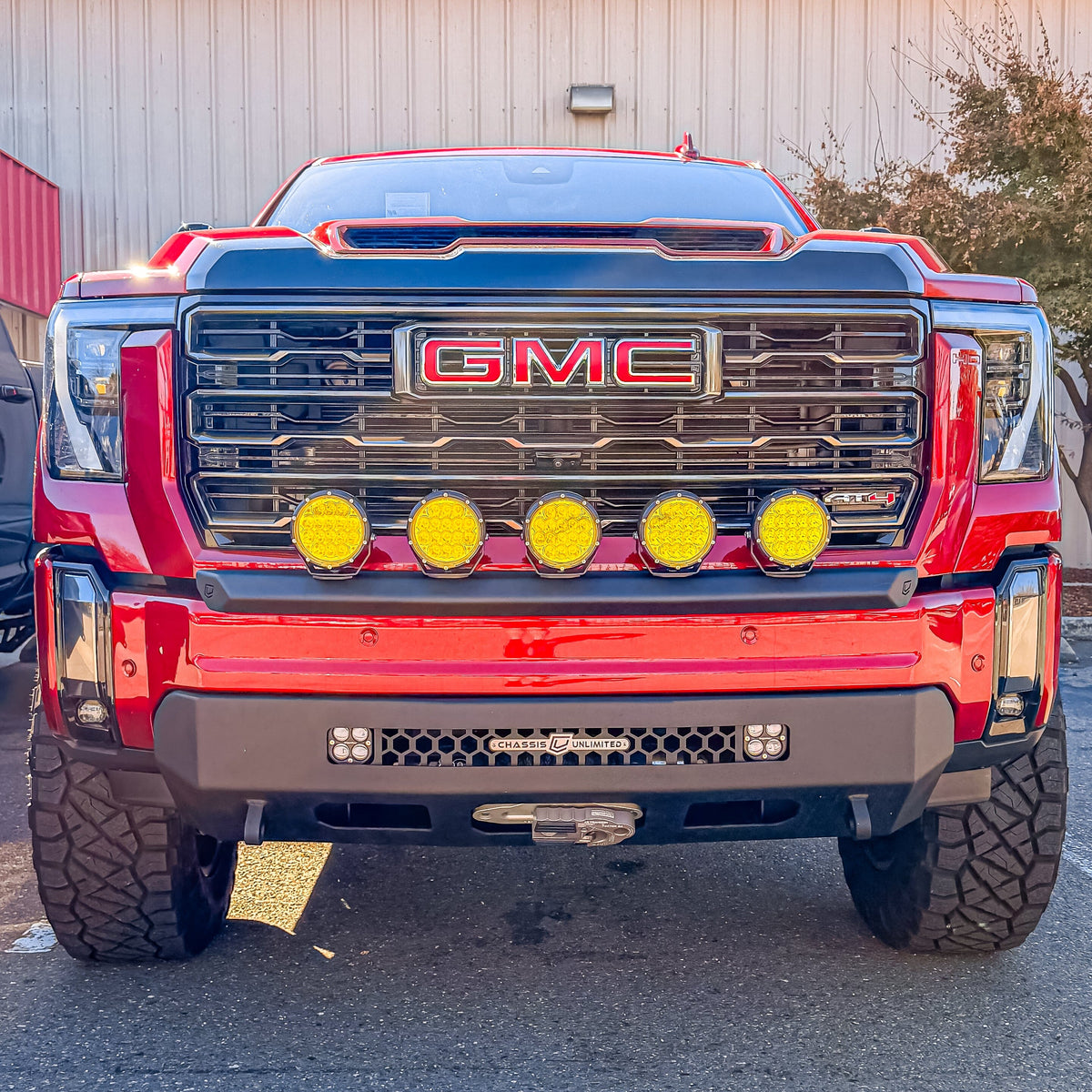 HD Chase Light Mount – Front Curved Pod / Light Bar Mount Chassis Unlimited Inc. 