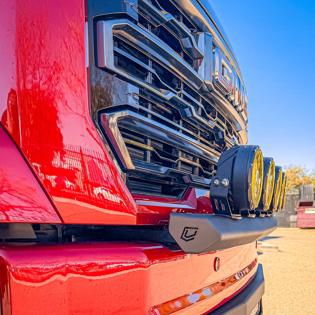 HD Chase Light Mount – Front Curved Pod / Light Bar Mount Chassis Unlimited Inc. 