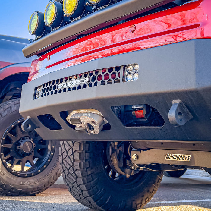 Light Bar Block-Off Screen W/ Cube Light Mounts Motor Vehicle Parts Chassis Unlimited Inc. 