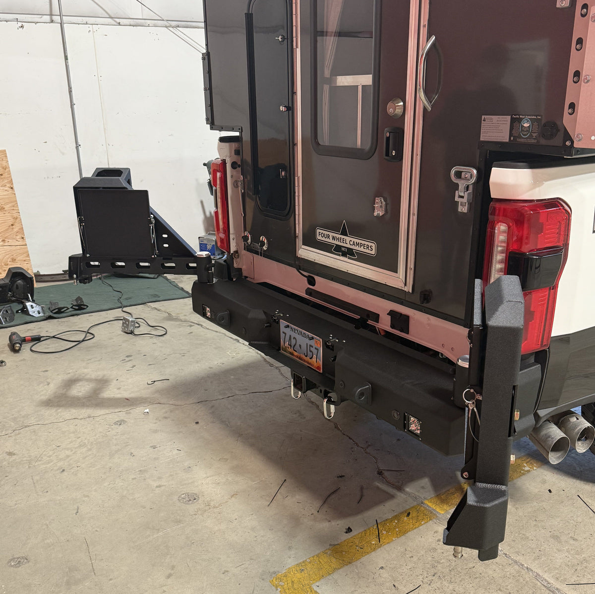 2023+ FORD SUPERDUTY F250/F350 DUAL SWING OUT REAR BUMPER Chassis Unlimited Inc. 
