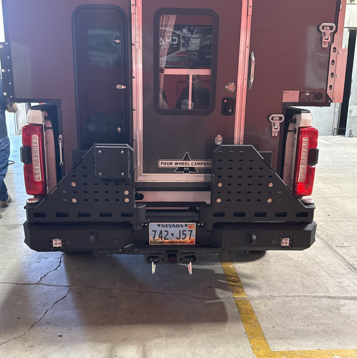 2023+ FORD SUPERDUTY F250/F350 DUAL SWING OUT REAR BUMPER Chassis Unlimited Inc. 