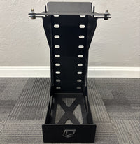 SINGLE FUEL/WATER CAN MOUNT - FITS SWING OUT BUMPERS Chassis Unlimited Inc. 