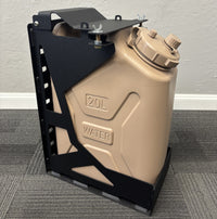 SINGLE FUEL/WATER CAN MOUNT - FITS SWING OUT BUMPERS Chassis Unlimited Inc. 