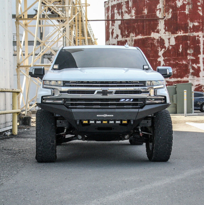 2019-2021 CHEVROLET SILVERADO 1500 RTS FRONT WINCH BUMPER Chassis Unlimited Inc. 