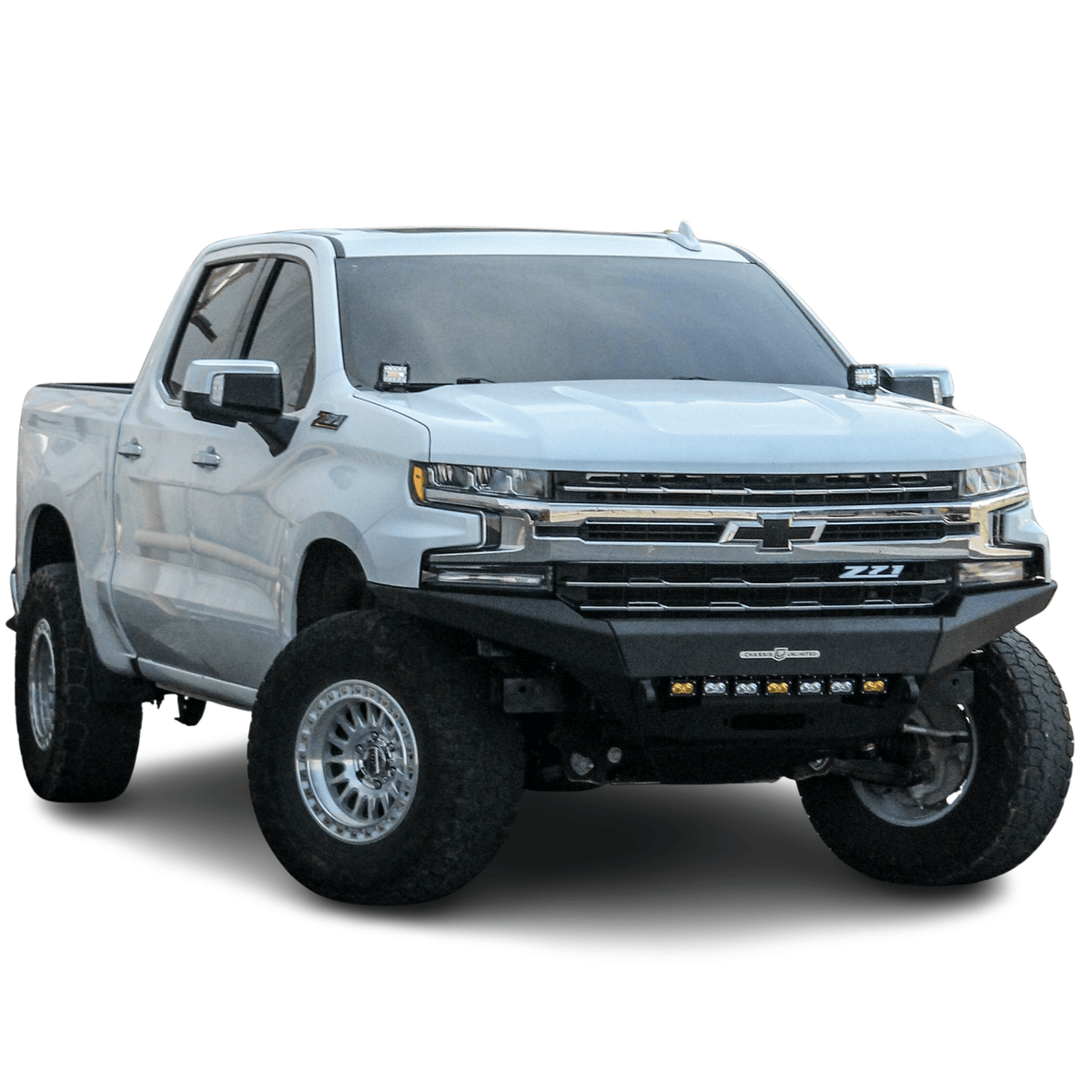 2019-2021 CHEVROLET SILVERADO 1500 RTS FRONT WINCH BUMPER Chassis Unlimited Inc. 