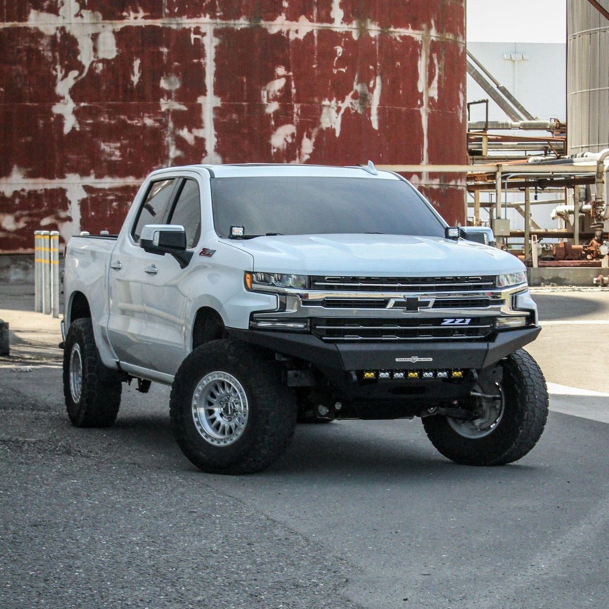 2019-2021 CHEVROLET SILVERADO 1500 RTS FRONT WINCH BUMPER Chassis Unlimited Inc. 