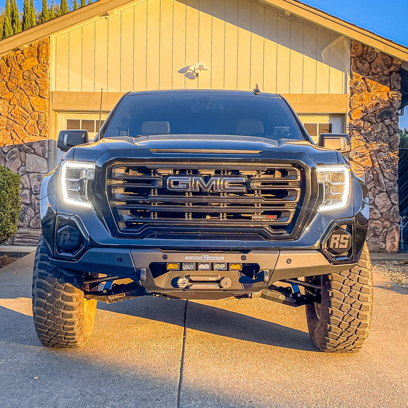 2019-2021 GMC SIERRA 1500 RTS FRONT WINCH BUMPER Chassis Unlimited Inc. 