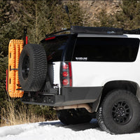 2007-2014 CHEVY SUBURBAN & GMC YUKON XL 1500/2500 HIGH CLEARANCE OCTANE DUAL SWING OUT REAR BUMPER Chassis Unlimited Inc. 