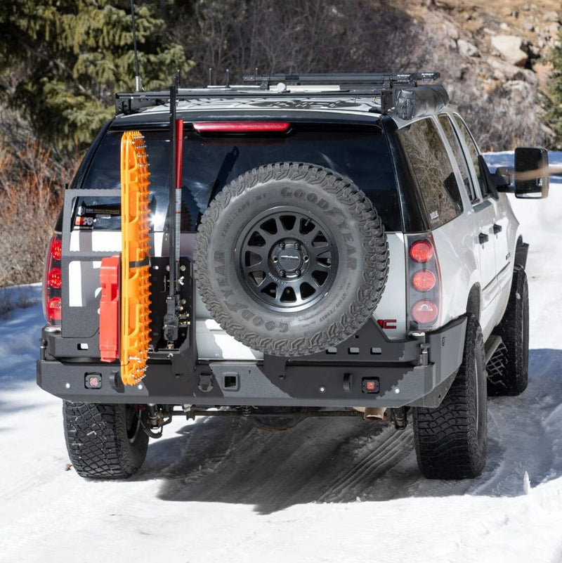 2007-2014 CHEVY SUBURBAN & GMC YUKON XL 1500/2500 HIGH CLEARANCE OCTANE DUAL SWING OUT REAR BUMPER Chassis Unlimited Inc. 