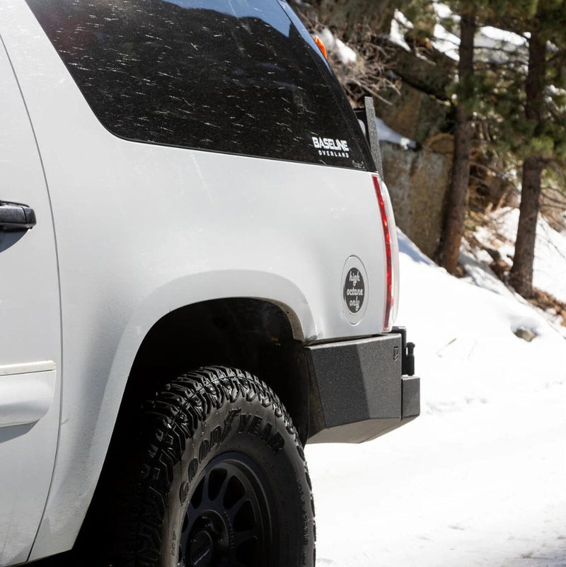 2007-2014 CHEVY SUBURBAN & GMC YUKON XL 1500/2500 HIGH CLEARANCE OCTANE DUAL SWING OUT REAR BUMPER Chassis Unlimited Inc. 