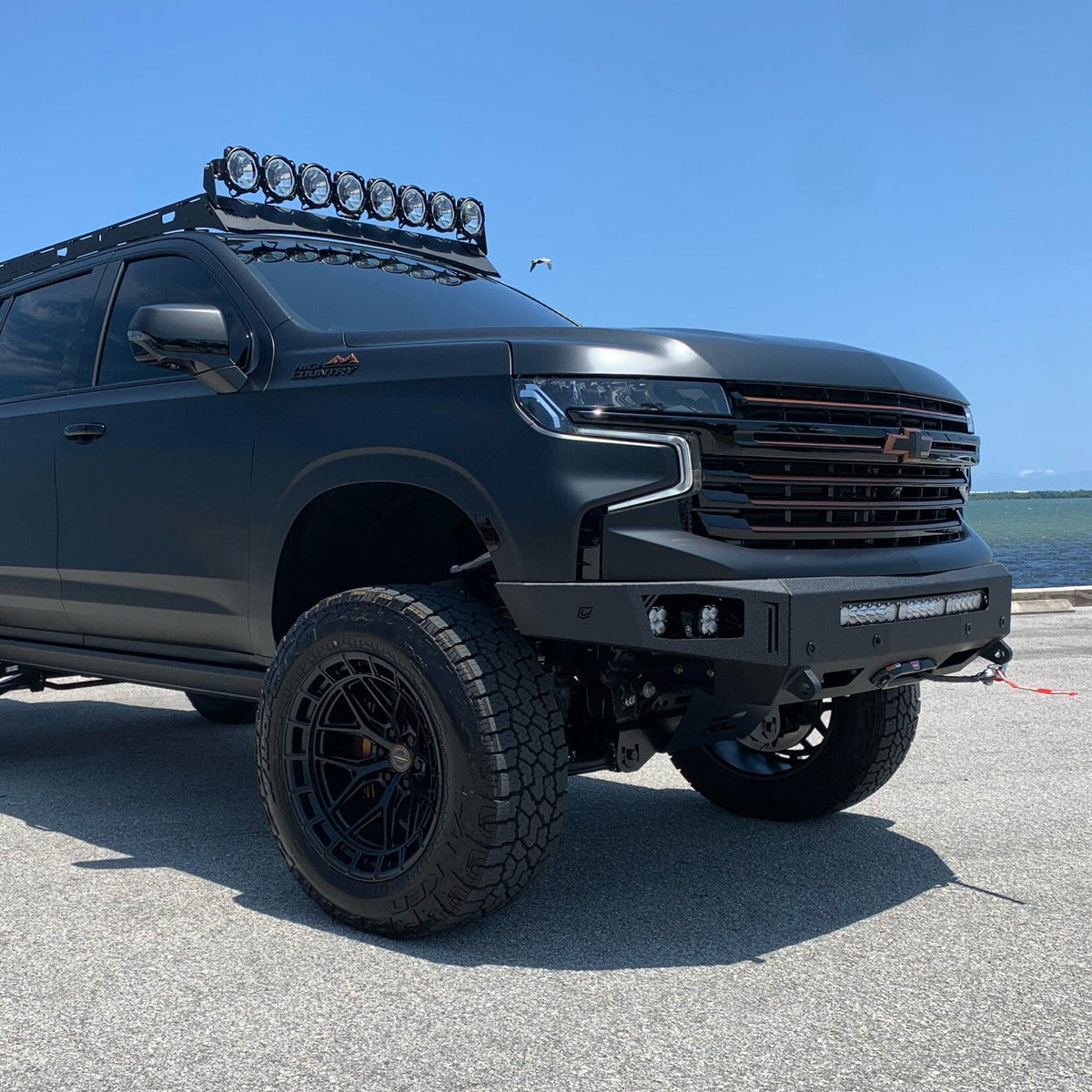 2021-2024 CHEVY TAHOE / SUBURBAN OCTANE FRONT WINCH BUMPER Chassis Unlimited Inc. 