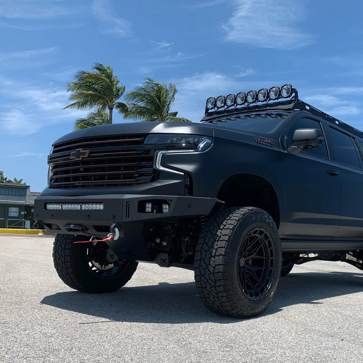 2021-2024 CHEVY TAHOE / SUBURBAN OCTANE FRONT WINCH BUMPER Chassis Unlimited Inc. 