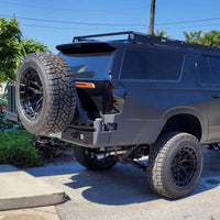 2021+ CHEVY SUBURBAN & GMC YUKON XL HIGH CLEARANCE OCTANE DUAL SWING OUT REAR BUMPER Chassis Unlimited Inc. 