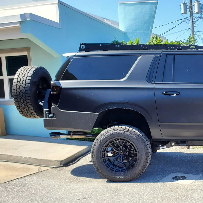 2021+ CHEVY SUBURBAN & GMC YUKON XL HIGH CLEARANCE OCTANE DUAL SWING OUT REAR BUMPER Chassis Unlimited Inc. 