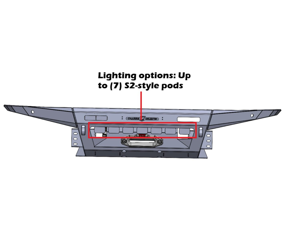 2014-2021 TOYOTA TUNDRA RTS FRONT WINCH BUMPER Chassis Unlimited Inc. 
