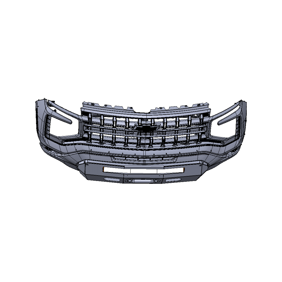 2025-2026 CHEVY TAHOE/SUBURBAN Z71 PROLITE FRONT WINCH BUMPER Chassis Unlimited Inc. 