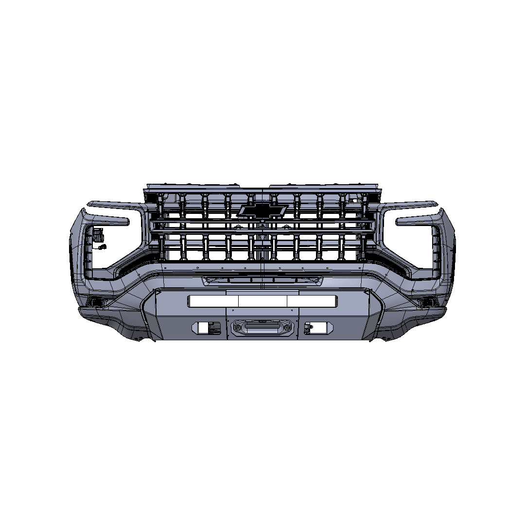 2025-2026 CHEVY TAHOE/SUBURBAN Z71 PROLITE FRONT WINCH BUMPER Chassis Unlimited Inc. 