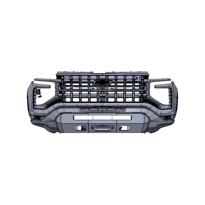 2025-2026 CHEVY TAHOE/SUBURBAN Z71 PROLITE FRONT WINCH BUMPER Chassis Unlimited Inc. 