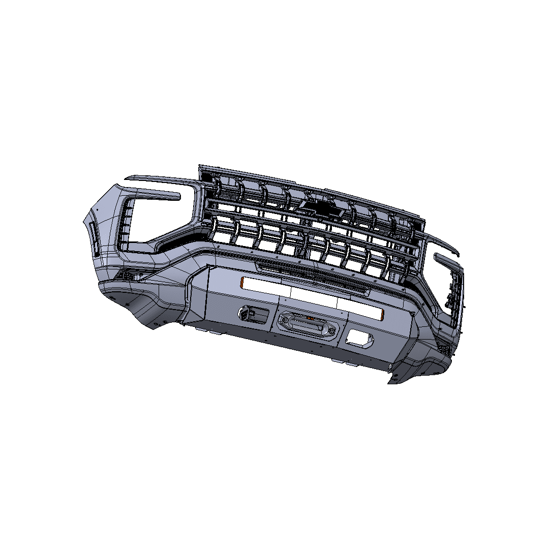 2025-2026 CHEVY TAHOE/SUBURBAN Z71 PROLITE FRONT WINCH BUMPER Chassis Unlimited Inc. 