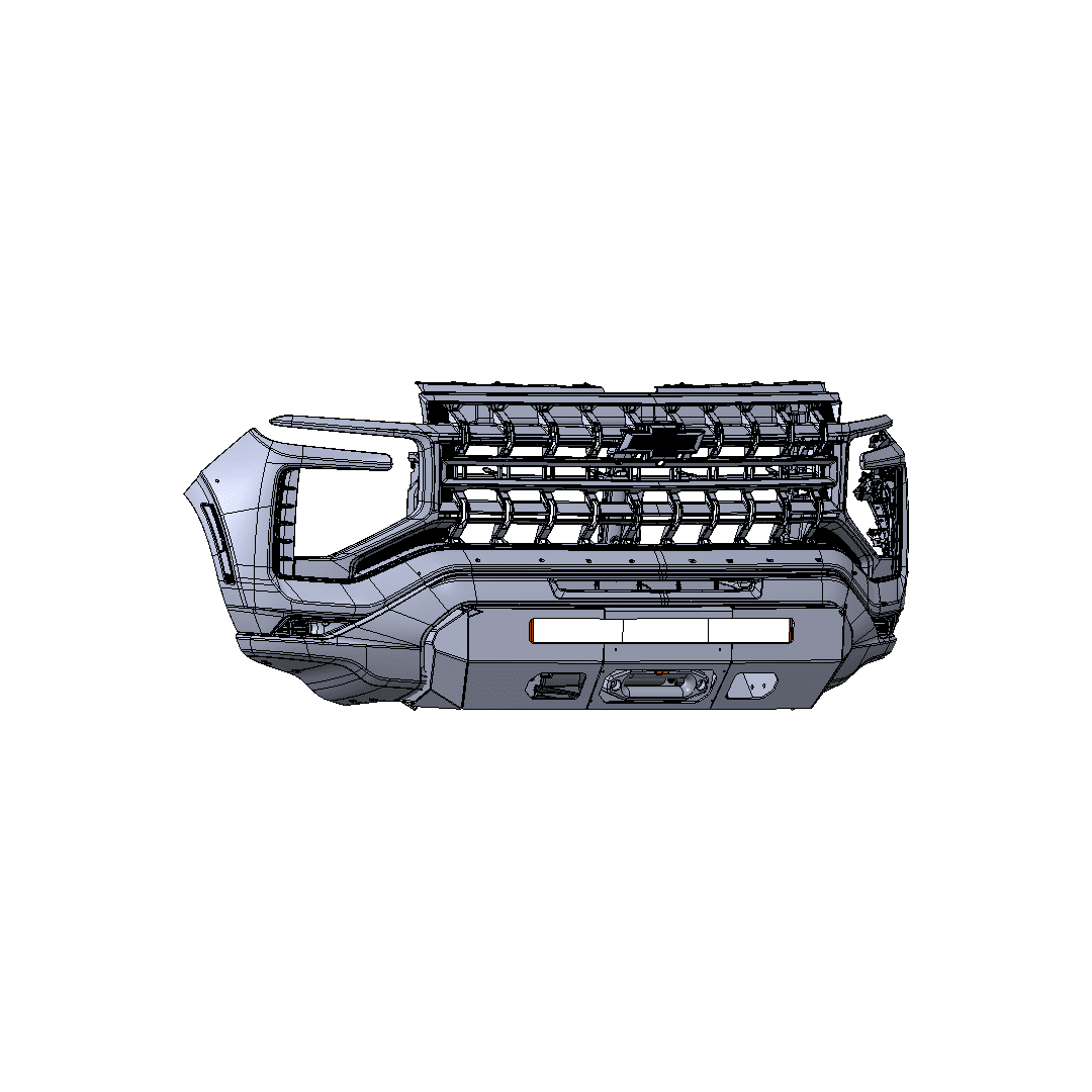 2025-2026 CHEVY TAHOE/SUBURBAN Z71 PROLITE FRONT WINCH BUMPER Chassis Unlimited Inc. 