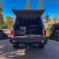 Durable 2009-2018 RAM 1500 Octane Dual Swing Out Rear Bumper Chassis Unlimited Inc. 