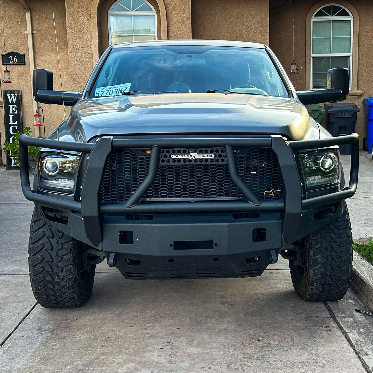 2010-2018 RAM 2500/3500 with the Octane front winch bumper with guard Chassis Unlimited Inc. 