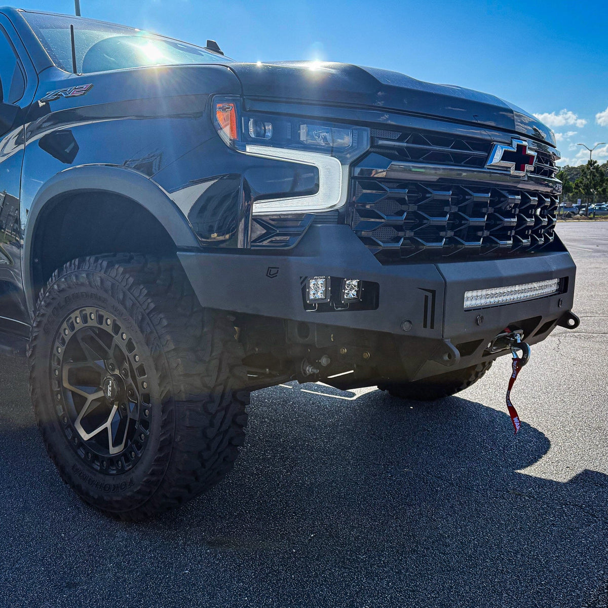 2023-2025 CHEVY 1500 ZR2 OCTANE FRONT WINCH BUMPER Chassis Unlimited Inc. 