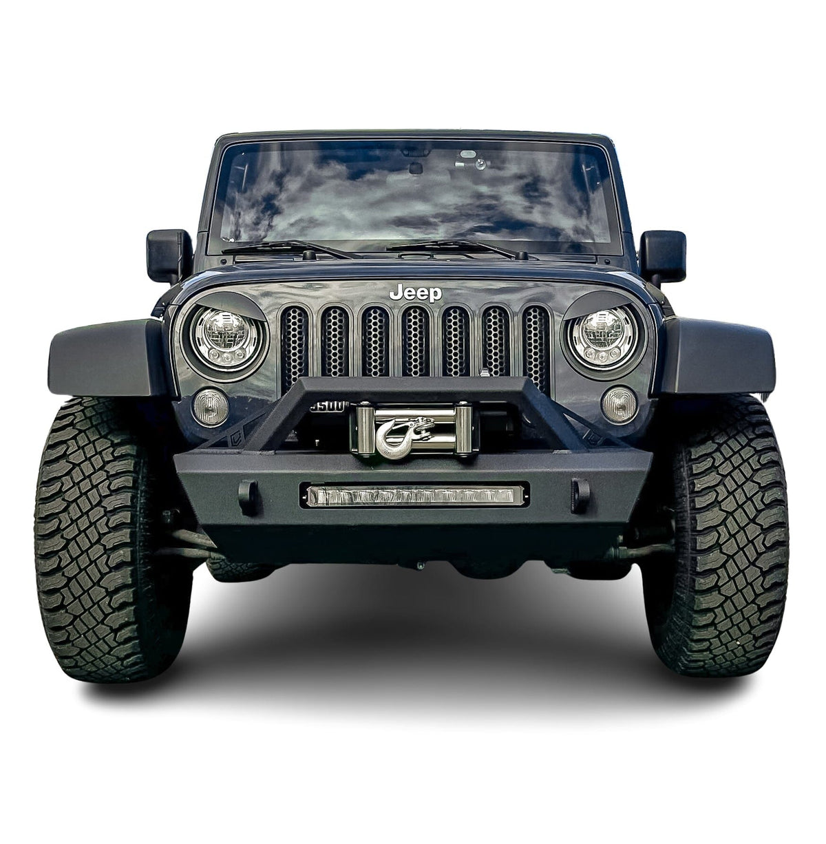 2007-2018 Jeep Wrangler JK Octane Front Bumper by Chassis Unlimited Inc. 