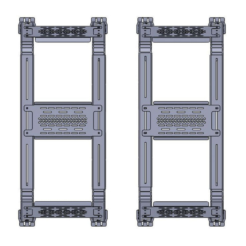 THORAX BED RACK SYSTEM- FITS DIAMOND BACK COVERS 2010-2018 RAM 1500/2500/3500 Chassis Unlimited Inc. 
