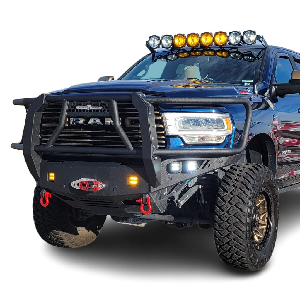 2019-2022 RAM 2500/3500 OCTANE FRONT WINCH BUMPER W/ GUARD Motor Vehicle Parts Chassis Unlimited Inc. 