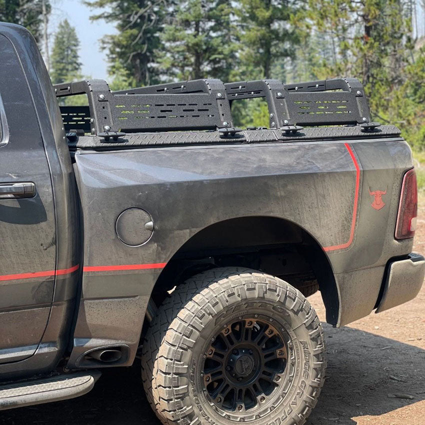 THORAX BED RACK SYSTEM- FITS DIAMOND BACK COVERS 2010-2018 RAM 1500/2500/3500 Chassis Unlimited Inc. 